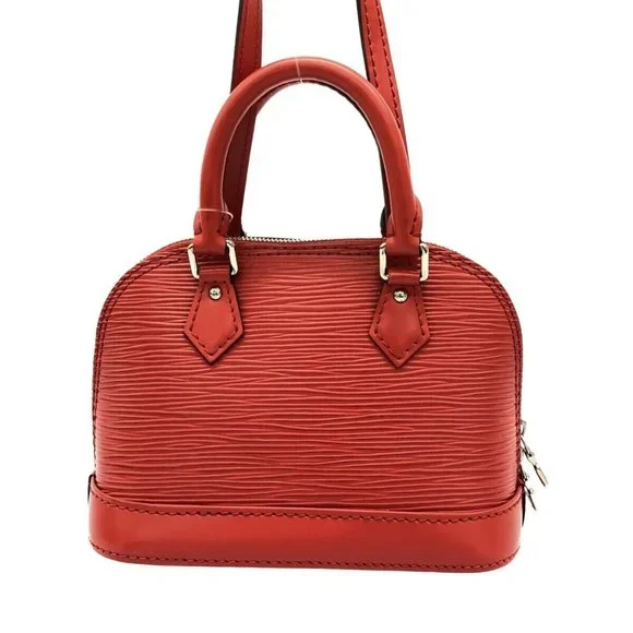Louis Vuitton Nano Alma M 50516 Coquelicot Epi - Sn 1106 Shoulder Bag - Picture 3 of 13